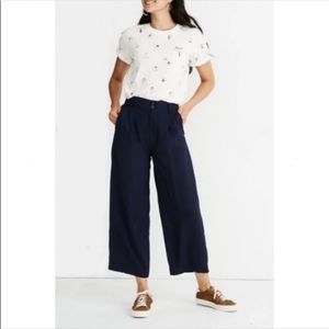 Madewell Drapey Pleated Wide-Leg Pants